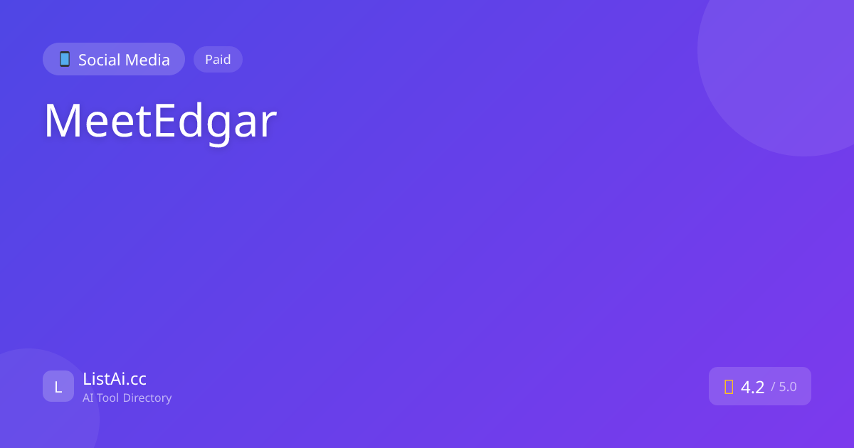 MeetEdgar screenshot
